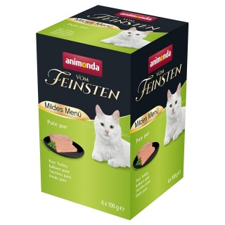 animonda vom Feinsten Mildes Menü Adult 6 x 100 g - Pute pur