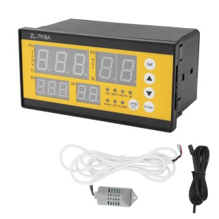 Inkubator-Temperatur-Feuchtigkeitssensor, LED-Licht, spezieller englischer Controller für Inkubator 100?240V