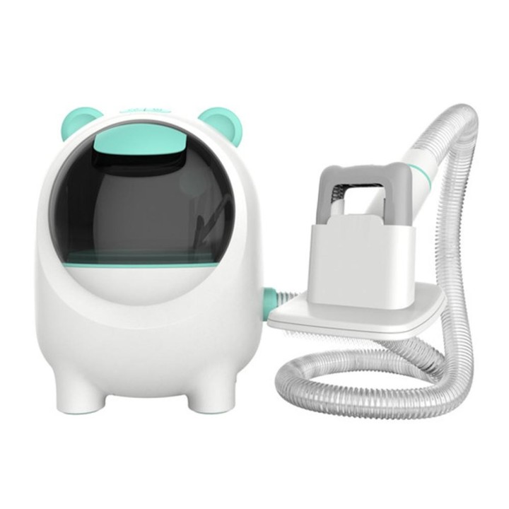 Haustier-Pflegeset & Vakuum-Saug-Tierhaar-Profi-Pflege-Clipper für Hunde Katzen und andere US Plug