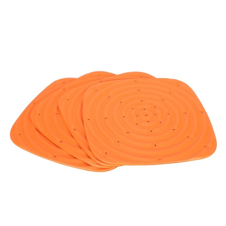 4PCS Chicken Nesting Pad Waschbar Nistkasten Pad Wiederverwendbare Einstreu Matte Hen Einstreu Box Liner Pad orange