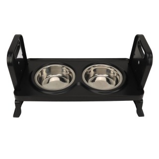 Erhöhte Hundenäpfe verhindern das Verschütten 3 einstellbare Höhen Erhöhter Hundenapf Edelstahl Hundefutter