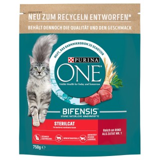 PURINA ONE SterilCat Rind - 750 g
