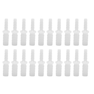 20PCS 2-Wege Gerade Aquarium Wasser Rohr Adapter Aquarium Armaturen Joint Connector