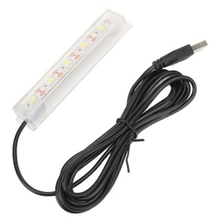 Aquarium LED Licht Kleine USB Betta Fisch Tank Weißes Licht für Indoor Aquarium Pflanzen