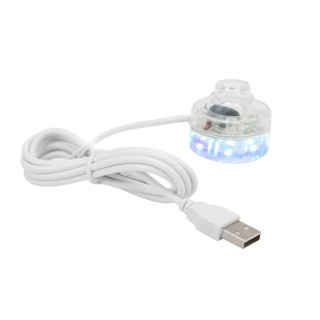 Unterwasser-LED-Poolbeleuchtung, buntes, wasserdichtes Mini-Aquarium-Blasenlicht für Teichbrunnen