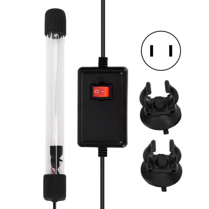 Aquarium Lampe UV Ultraviolett Sterilisation Algen Entfernung Tauchen Fischteich Aquarium LampeUS Stecker 110V