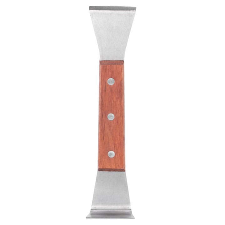 Imker Schaber Werkzeug Rahmen Heber Edelstahl Entdeckelungsmesser mit Holzgriff