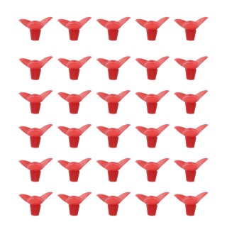 30Set Vogel Feeder Ersatz Blume Kunststoff Vogel Feeder Ersatz Teile Zubehör für rot