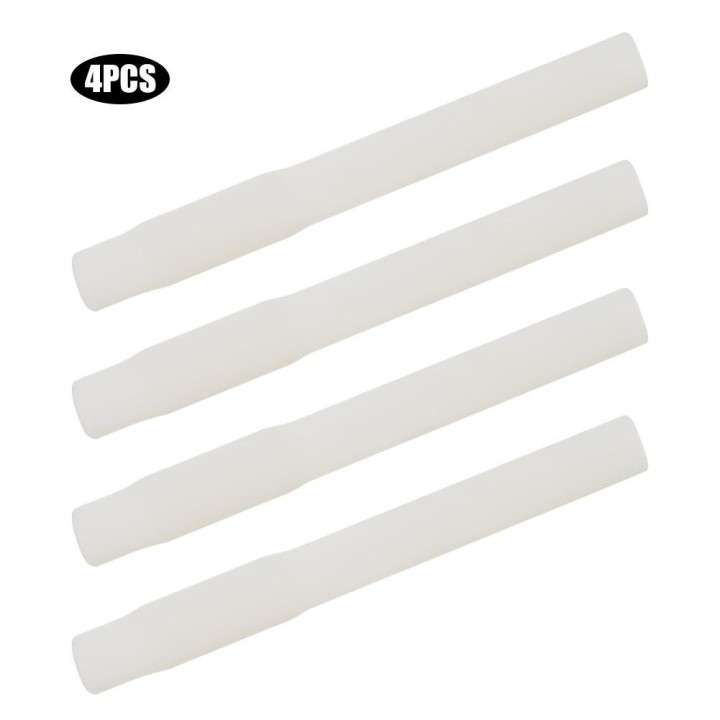Food Grade Gummi Kurze Rohr Rohr Melkmaschine Zubehör Melkbecher Set Parts4Pcs Weiß Kurze