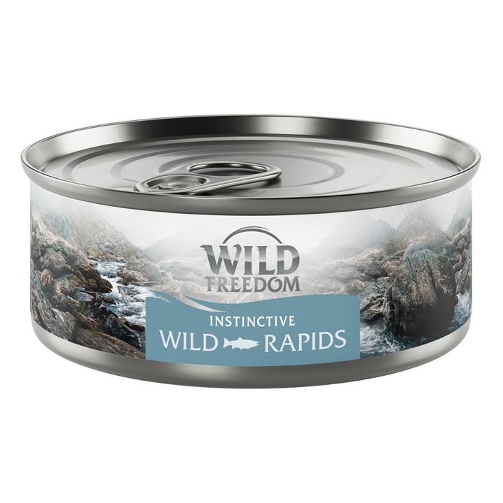 Wild Freedom Instinctive 6 x 70 g - Ergänzungsfuttermittel - Wild Rapids - Lachs