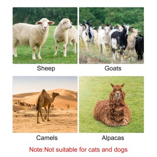 1450 W elektrische Schafschere Hochleistungs-Schafschermaschine 6 Geschwindigkeiten 2800 U/min mit 13-Zahn-Klinge blue-EU plu