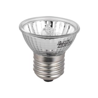 75W Halogen Wärme Lampe UVA UVB Sonnen Lampe Heizung Glühbirne für Reptilien Eidechse Schildkröte Aquarium 75W silber