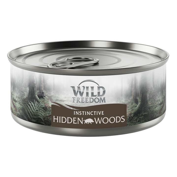 Wild Freedom Instinctive 6 x 70 g - Ergänzungsfuttermittel - Hidden Woods - Wildschwein