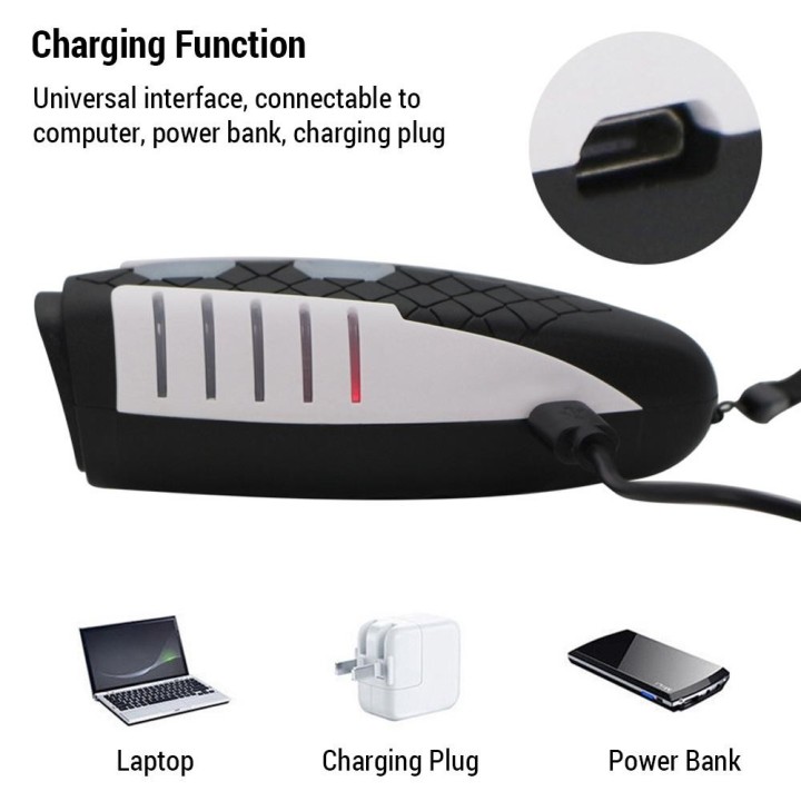 Handheld-Anti-Bell-Gerät für Hunde, stoppt das Bellen, Hundetrainingsgerät, Hundevertreiber, Hundelärm schwarz