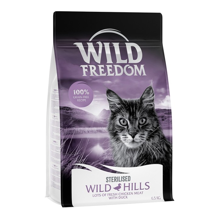 Wild Freedom Adult "Wild Hills" Sterilised Ente - getreidefreie Rezeptur - Sparpaket: 2 x 6,5 kg