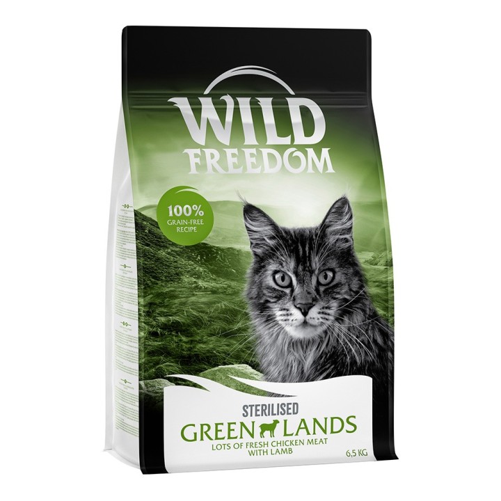 Wild Freedom Adult "Green Lands" Sterilised Lamm - getreidefreie Rezeptur - Sparpaket: 2 x 6,5 kg