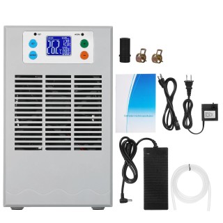 100 W 30 l kleiner Aquarium-Warmwasserbereiter und Kühler, Aquarium-Kühler, Halbleiter-Elektronik-Aquarium US Plug