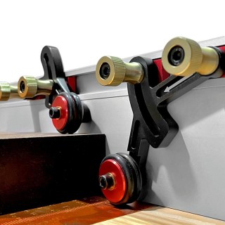 Unidirektionaler Feeder, Holzbearbeitung, multifunktionaler Lagerrollen-Press-Feeder, Aluminiumlegierung bunt