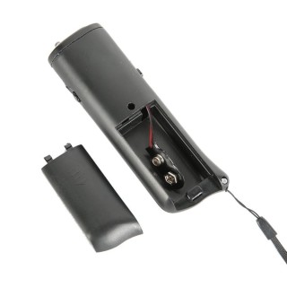 3-in-1 Anti-Bell-Stopp-Bell-Gerät, tragbares tragbares Ultraschall-Hundevertreiber-Kontrolltraining schwarz