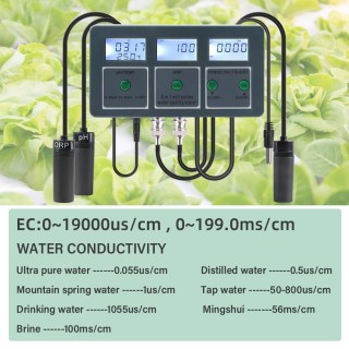 Tuya WiFi FishTank Wasserqualitätstester Hohe Genauigkeit Heimgebrauch Wasserqualitätsprüfmaschine Wasser EU Plug