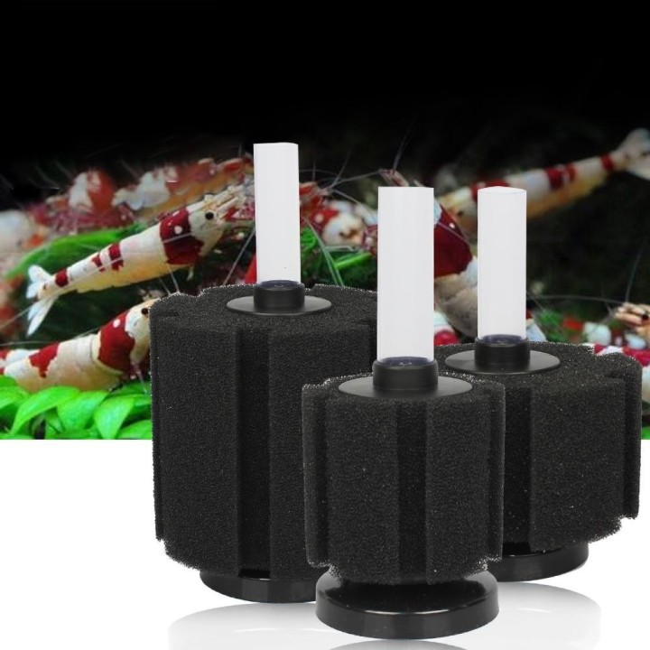 Luftbetriebener Schwamm-Aquariumfilter, biochemischer Schwamm, ultra-leise Filtration, Belüftung, Kultivierung Type 2