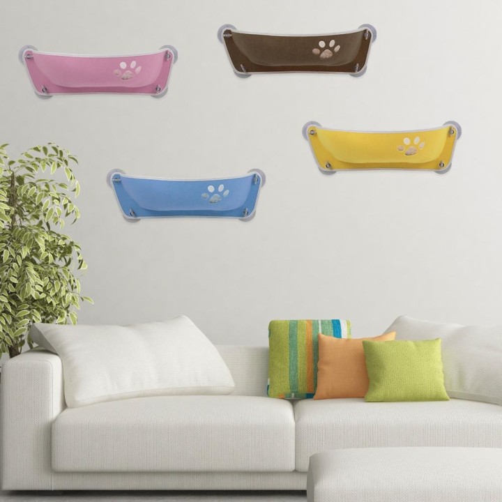 Saugnäpfe für Katzenfenster-Hängematte Ersatz für Katzenfenster-Sitzstangen Blue blau