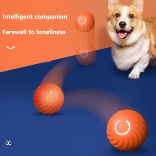 Automatische Moving Selbst-moving Bälle Springenden Rolling Hund Katze Spielzeug Langlebig Elektrische Hund Ball Hund blau