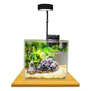 Hyochodo LED-Aquariumleuchte, Aquariumlicht, Aquarium, LED-Klemmleuchte, Aquariumlicht für 25 cm Aquarium, dekorative Beleuch