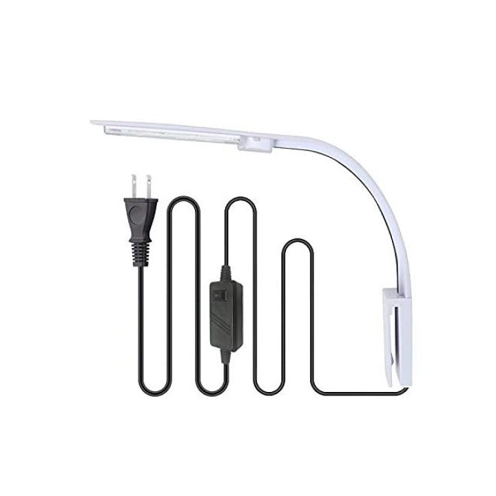 SenMeiGuang LED-Aquariumlicht, Aquariumlicht, 4 W, 12 LEDs, Weiß, 2, lange Lebensdauer, energiesparend, Aquakultur, Zierfisch