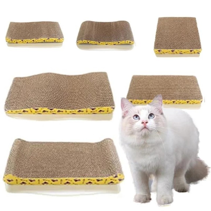 Katze Spielzeug Haustier Katze Kratzen Bord Wellpappe Pad Schleifen Nägel Interaktive Schutz Möbel Katzen Scratcher Spielzeug