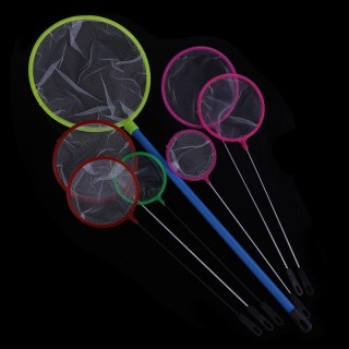 Mini Aquarium Fisch Fangen Net Griff Werkzeug Angeln Tank Runde Fisch Zubehör as the picture