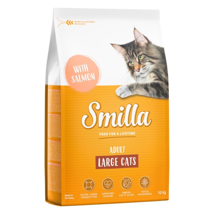 Smilla Adult Large Cats mit Lachs - 10 kg
