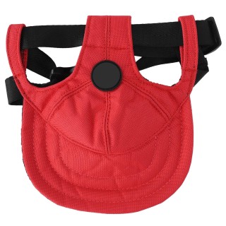 Hundehut Haustier Entenzunge Hüte Einstellbar Niedlich Bequem Sonnenschutz Baseballkappe(Rot L) L