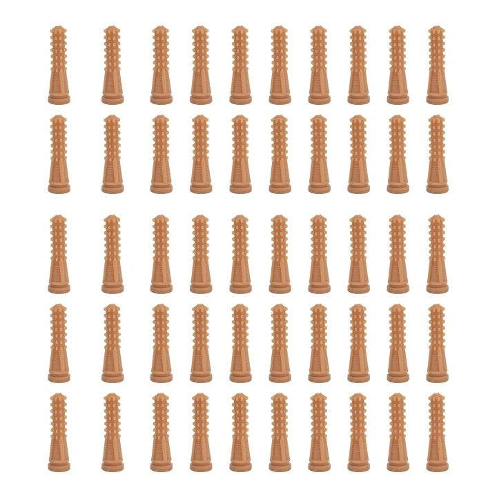 50PCS Federzupffinger Geflügel Haarentfernung Gummistab Ersatz für automatische Zupfer