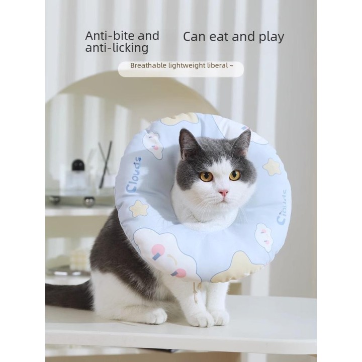 Weiches elisabethanisches Halsband für Haustiere für Katzen und Hunde – Anti-Leck-Halsring für die Zeit nach Operationen und