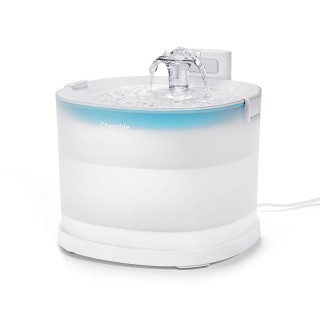 Cheerble Automatisches Katzentrinken, pumpenlos, magnetisches Wasser, kein intelligenter Sensor, einfach zu bedienen, 2 Wasse