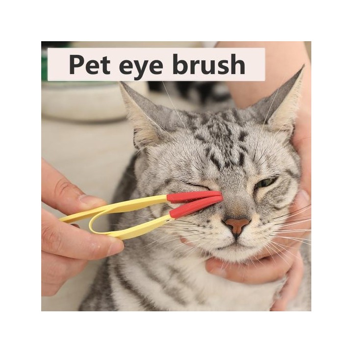 Hund Auge Reinigung Kämme Tränen Fleck Entferner Weiche Flexible Wiederverwendbare Katze Hund Auge rosa