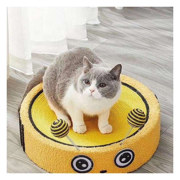 At Scratcher Pad Bowl Pet Supplies Katzen-Pappbett Katzenkratzbrett für Kätzchen Kitty Indoor-Katzen Kleine, mittelgroße und