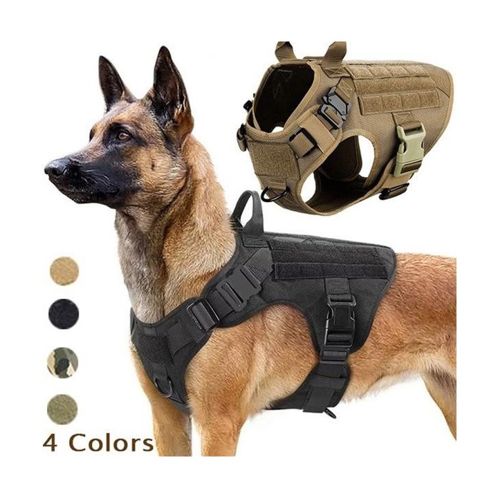 Militärisches taktisches Hundegeschirr, Haustier-Trainings-Hundeweste, verstellbare Metallschnalle, Verdickungsmaterial, mitt