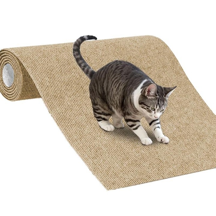 1PC Katzenkratzmatte Wand Katzenkratzbaum Teppich Couch Ecke Selbstklebendes Sofa Anti Katzenkratzschutz Innenschutz 30*30cm