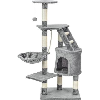 Griffoir arbre à chat XXL 117 x 79 x 50 cm grau