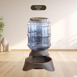 Zhiai Automatischer Wasser- und Futterspender für Haustiere, für Katzen und Hunde – Trinkbrunnen mit großem Fassungsvermögen