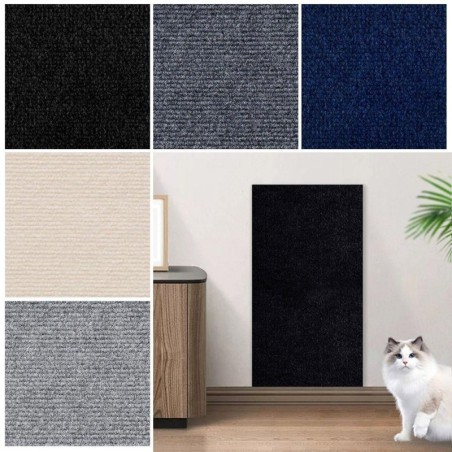 Selbstklebende Katzenkratzbrett Sofa Möbelschutz Kätzchen Krallenkratzer Pad Heimtierbedarf licht grau