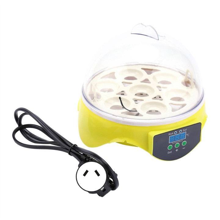 7 Eier Inkubator Digital LED Manuelle Drehen Huhn Ente Hatcher