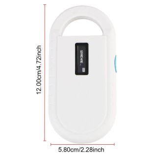 Für ISO IEC 11784/5 FDX-B/EMID Digitales LCD-Display Tier-ID-Lesegerät Intelligenter 125 KHZ/134,2 KHZ Haustier-Chip-RFID-Sca