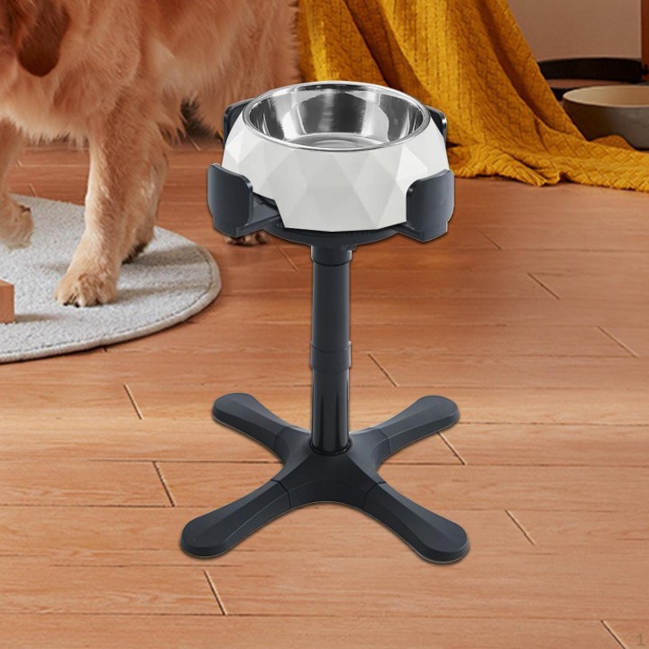 Einstellbare Hund Schüssel Stehen, Erhöhte Haustier Wasser Lebensmittel Schüssel, Anti Slip Stabile Breite und 1pc