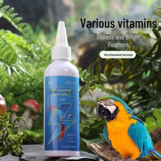 „Superdimensionales Elektrolyt- und Multivitaminpräparat für Papageien mit Probiotika“ 100ml