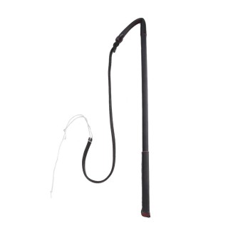 Künstlicher Rindsleder-Hunderührpeitschenschläger mit Griff für mittelgroße und große Hunde, Trainingszubehör