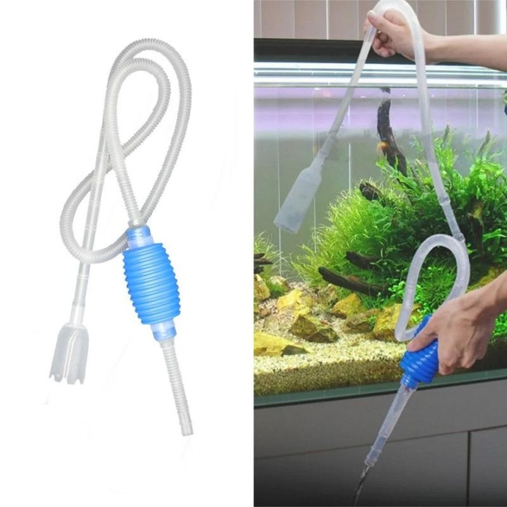 Aquarium Siphon Aquarium Siphon Staubsauger Pumpe Halbautomatische Wasserwechsel Wechsler Kies Wasserfilter Zubehör