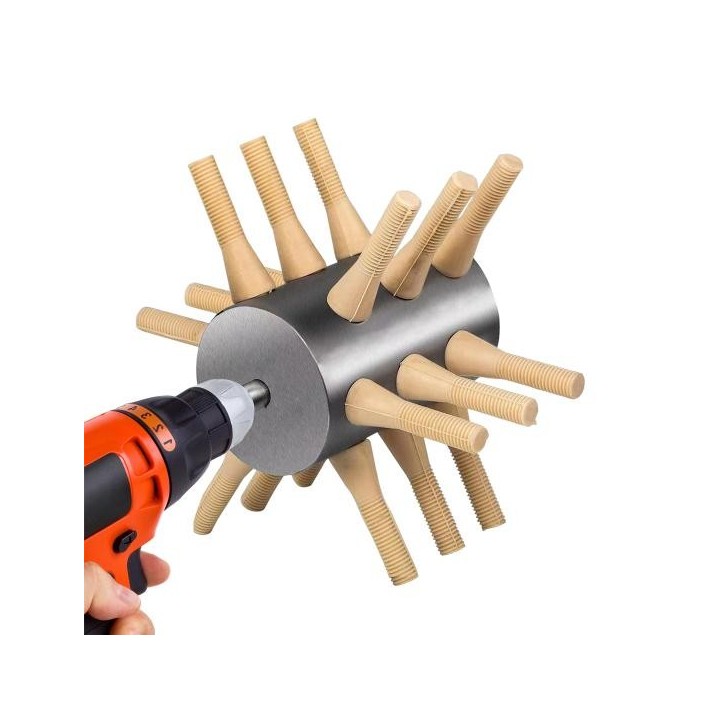 Hühnerrupfmaschine, Geflügelrupfmaschine, Federrupfmaschine aus Edelstahl mit Gummifingern, einfaches und sicheres Werkzeug z